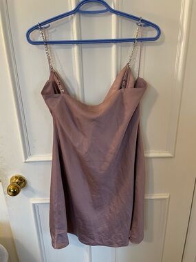 NWT Garage Krystal Satin Cowl Slip Dress XL